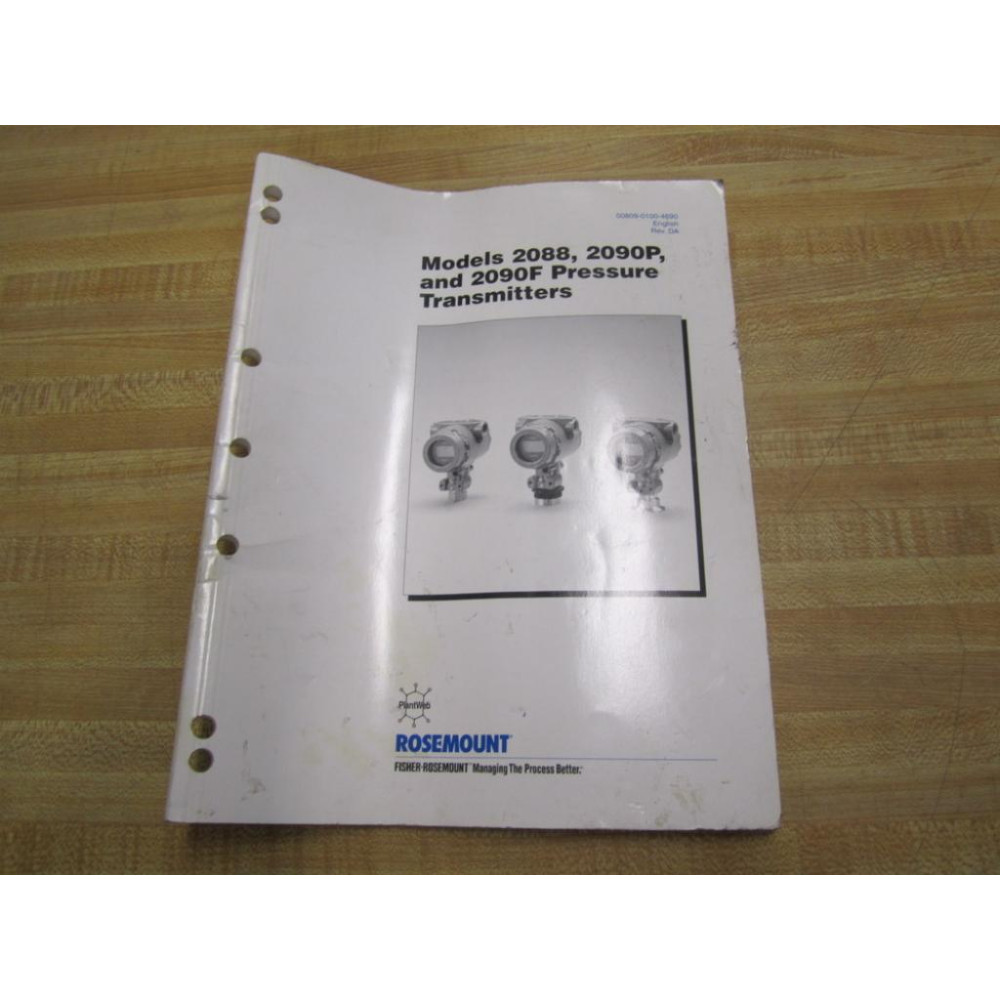 Rosemount 00809-0100-4690 0080901004690 Manual Rev. DA - Used