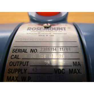 Rosemount 1151GP4E22B2 Pressure Transmitter - New No Box
