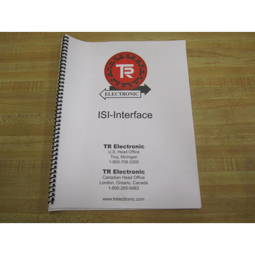 TR Electronic TR-E-TI-GB-0018-00 TRETIGB001800 Manual - New No Box