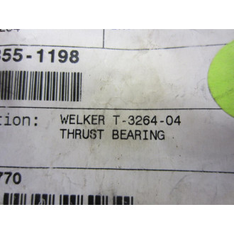 Welker T-3264-04 T326404 T 3264 04 Thrust Bearing - New No Box