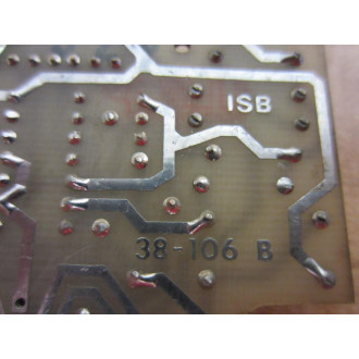 38-106 38106 38 106 B Circuit Board - Used