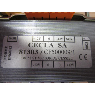 Cecla SA 81303CF5000091 81303CF5000091 - Used