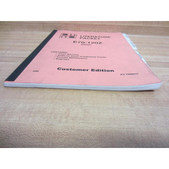 Hyster 1596631 Literature Packet E70-120Z Customer Edition - Used