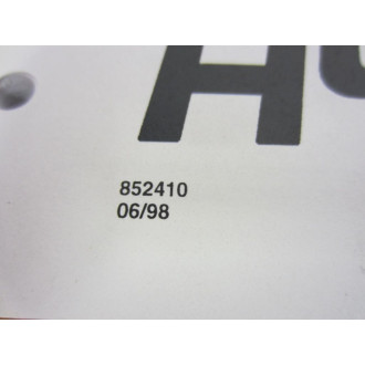 Hyster 1455478 Literature Packet E70-120XL2 With Parts Manual