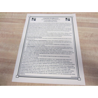 Hyster 826658 Literature Packet W20-40XTC Customer Edition Hy-826658 - New No Box