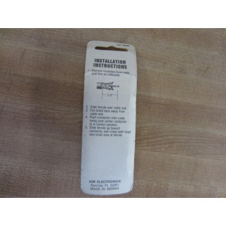 AMI 27-9000P 279000P BNC Crimp Connector 2 PC For RG-59 62