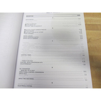 Hyster E100ZS Parts Manual (D098) 2005 Customer Edition Hy-E100ZS - Used