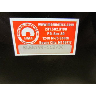 Industrial Magnetic EL50794 Electromagnet - New No Box