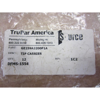 TruPar America GE259A3200P1A Tip Carrier DFMS-1554 (Pack of 12)