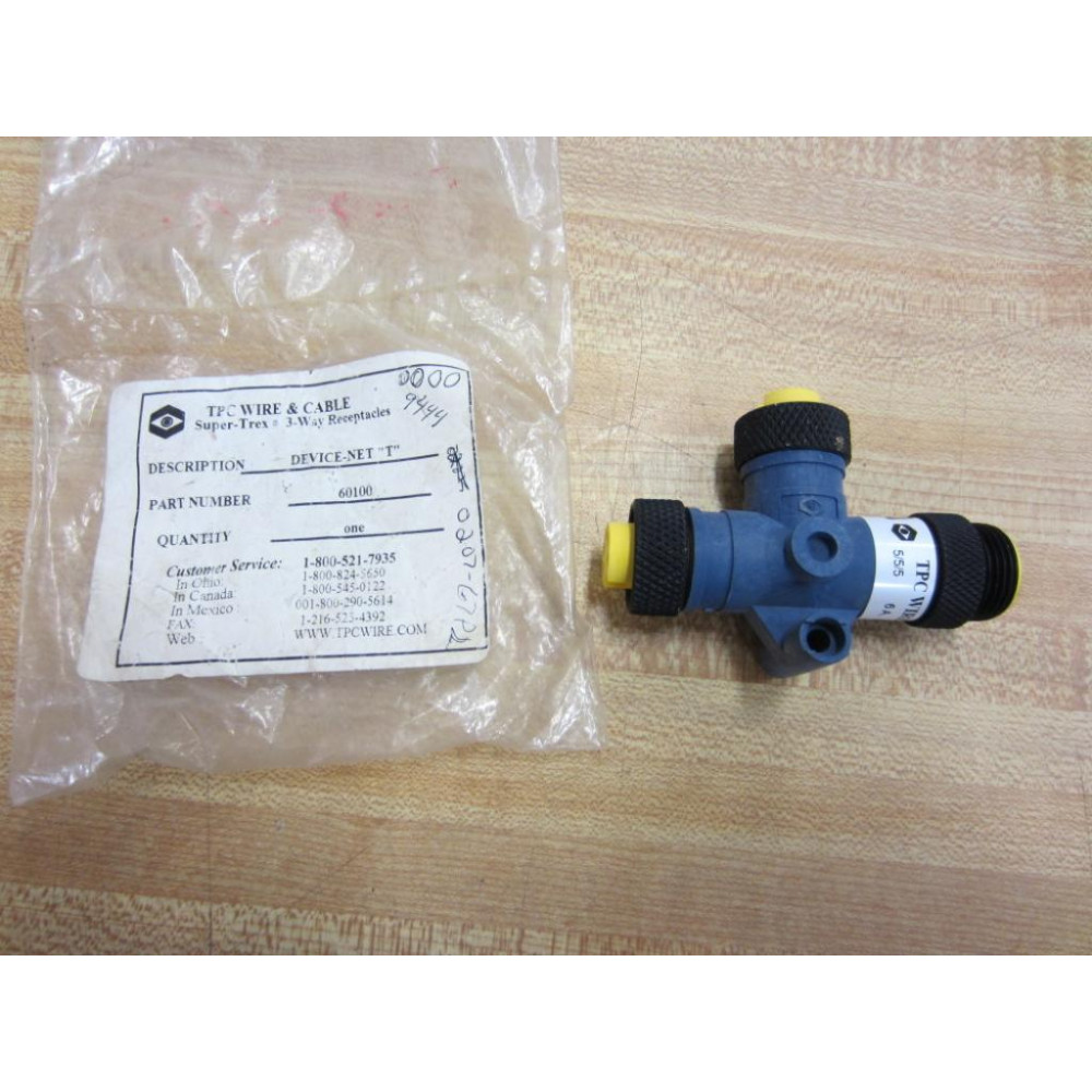 TPC Wire & Cable 60100 TPC Wire & Cable Device-Net "T"