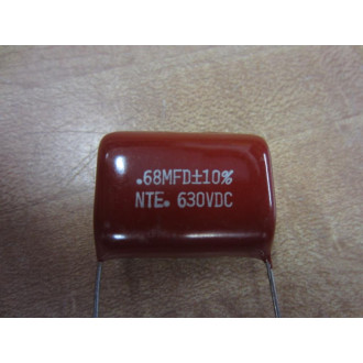 NTE MLR68K630 .68MFD 630VDC Capacitor (Pack of 7) - New No Box