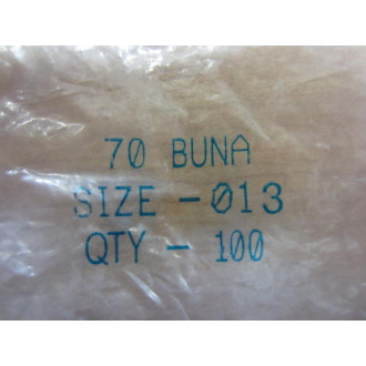 70 BUNA 013 70BUNA013 O-Ring Size-013 (Pack of 100)