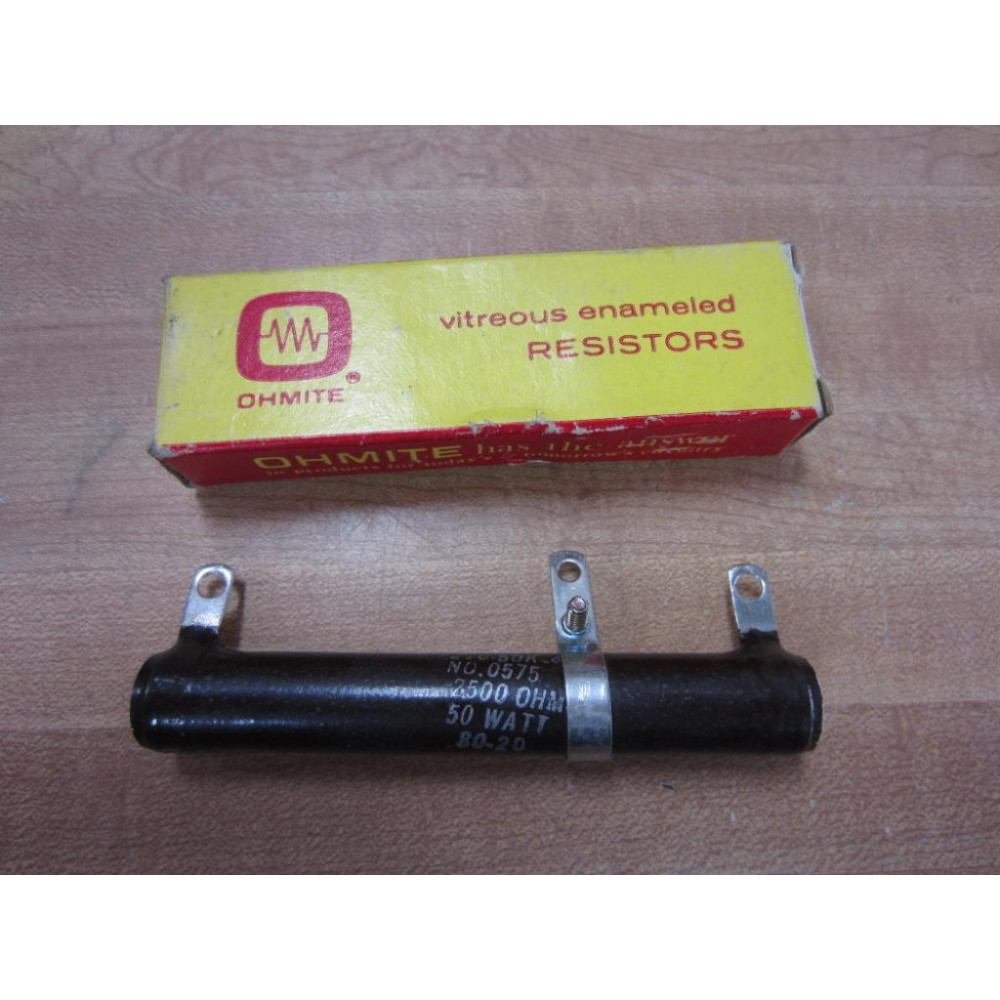 Ohmite 0575 Resistor 50 Watt 2500 Ohms