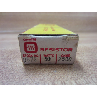 Ohmite 0575 Resistor 50 Watt 2500 Ohms