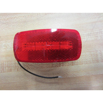 061792 Light Clearance Red Lens Oval - New No Box