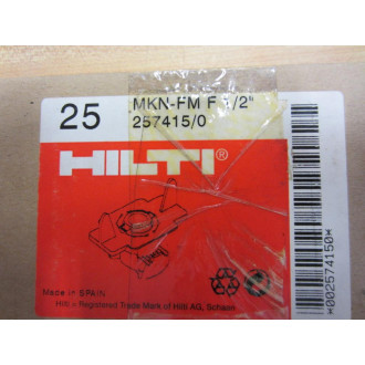 Hilti MKN-FM F 12" Wind Nut Coil Anchor 2574150 (Pack of 25)