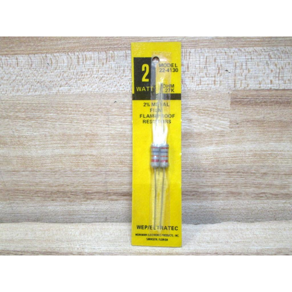WEPEltratec 22-4130 Resistor 224130 (Pack of 2)
