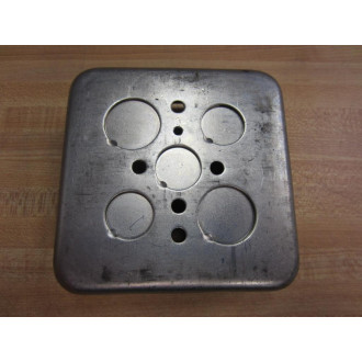 458 4-58 inch X 4-58 Inch X 1-58 Inch Two Gang Outlet Box - New No Box
