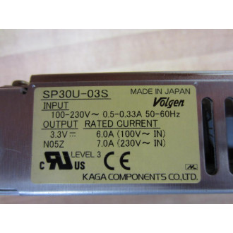 Volgen SP30U-03S SP30U03S Power Supply - New No Box