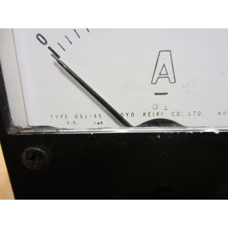 Toyo Keiki BE9 12 24 BE91224 Meter Type DGF-65 0-500 - Used