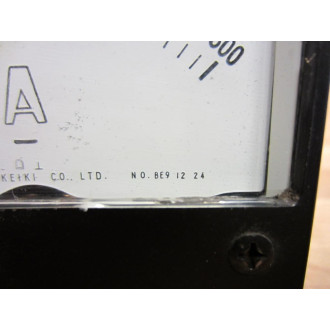 Toyo Keiki BE9 12 24 BE91224 Meter Type DGF-65 0-500 - Used