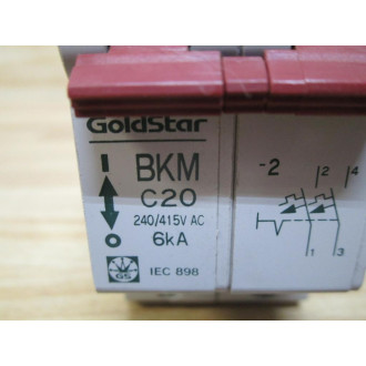 Goldstar BKM C20 Circuit Breaker BKMC20 - New No Box