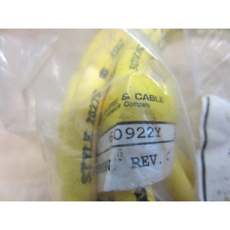 T.P.C. Wire & Cable 60922 Y Cable Assembly REV. C 4M