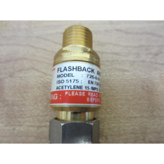 X-Ergon 726-0-0113 72600113 726 0 0113 Flashback Arrestor - New No Box
