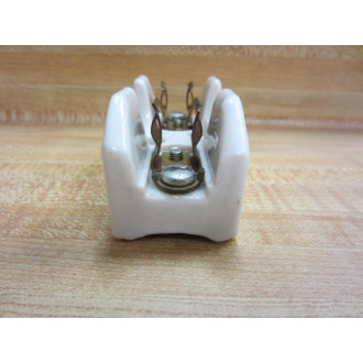 Union 2501 Ceramic Fuse Holder 0-30A 1-Pole - New No Box