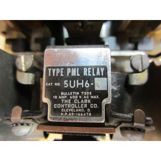 Clark Controller 5UH6-3 5UH63 PML Relay - New No Box