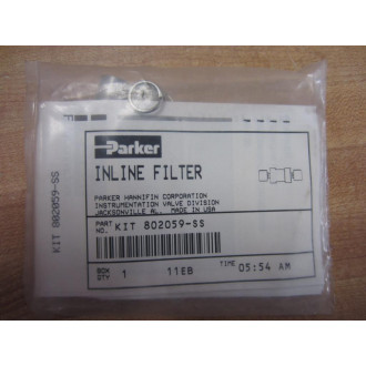Parker 802059-SS Inline Filter Kit 802059SS