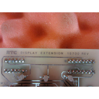 RTC 50262 Display Extension Board 18700 Rev G - New No Box