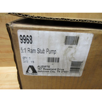 Alemite 9968 5: Ram Stub Pump