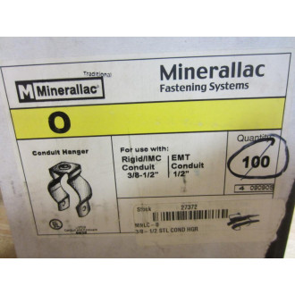 Minerallac O MNLC-0 Conduit Hanger 38-12" 27372 (Pack of 100)