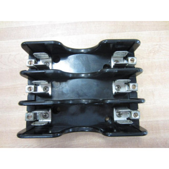 Bussmann 1B0032-CU Fuse Block 3 Pole 30 Amp - Used
