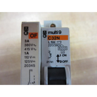 Merlin Gerin 21741 Square D Breaker MG21741 w20345 Schneider - Used