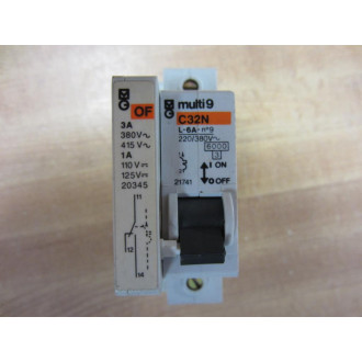 Merlin Gerin 21741 Square D Breaker MG21741 w20345 Schneider - Used