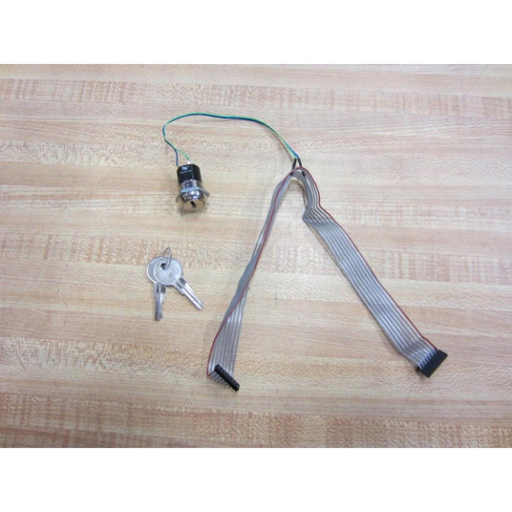 OSLO Key Switch With Ribbon Cable 8-Pin Male To 8-Pin Female - New No Box