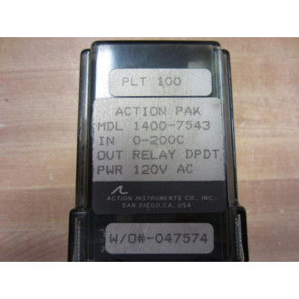 Action Pak 1400-7543 Relay 14007543 - Used