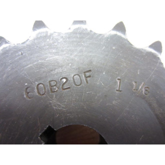 Martin 60B20F 1 18 60B20F118 Sprocket 1 18 Bore 20 Teeth - New No Box