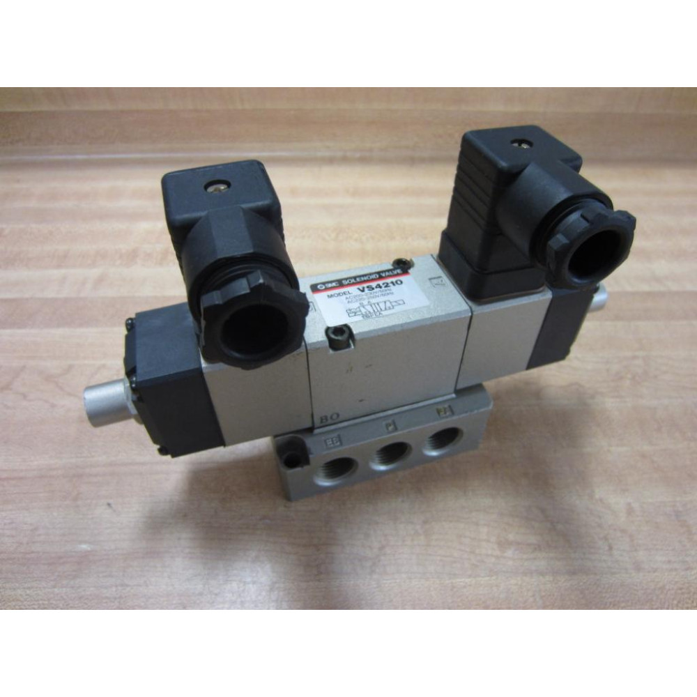 SMC VS4210 Double Solenoid Valve 38" 10A - Used
