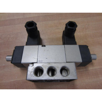 SMC VS4210 Double Solenoid Valve 38" 10A - Used