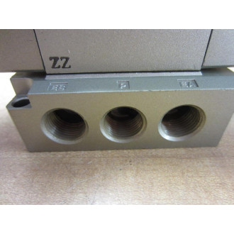 SMC VS4210 Double Solenoid Valve 38" 10A - New No Box