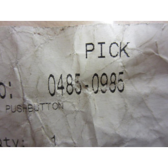 EAO 0485-0985 Push Button - New No Box