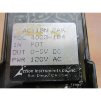 Action Pak 4003-184 Relay 4003184 - Used