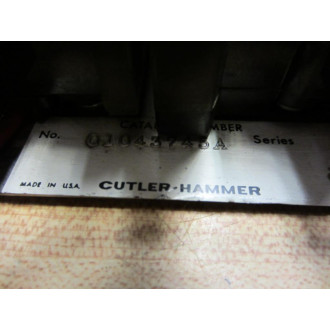 Cutler Hammer 01043745A Eaton Contactor Assembly A11CNO - Used