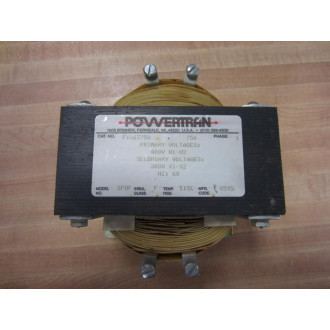 Powertran F106T750 Transformer Model SPOF - New No Box