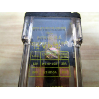 Struthers Dunn 219 XDX PM Relay  219XDXPM-12VDC - Used