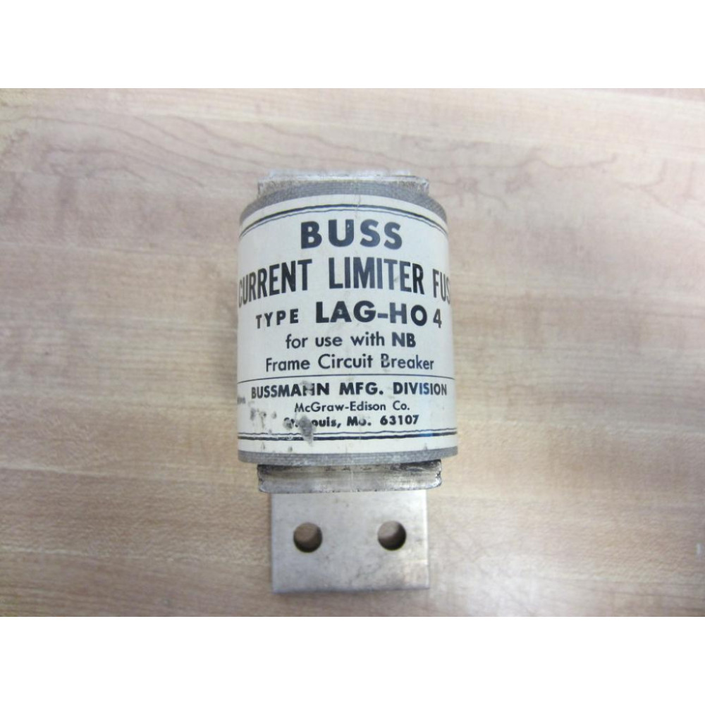 Bussmann LAG-HO 4 Current Limiter Fuse LAG-H0 4 - New No Box