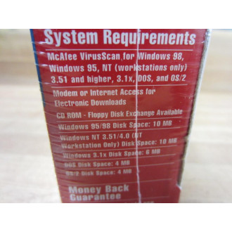 Mcafee VSF-CD01-NA-400 Virus Scan 855A0097